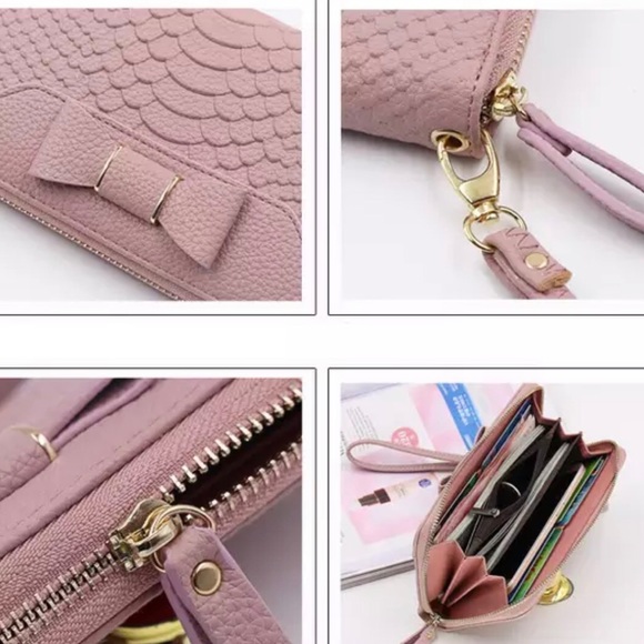 ✨Last one✨ Vegan Wristlet Wallet, GREY - Picture 5 of 6